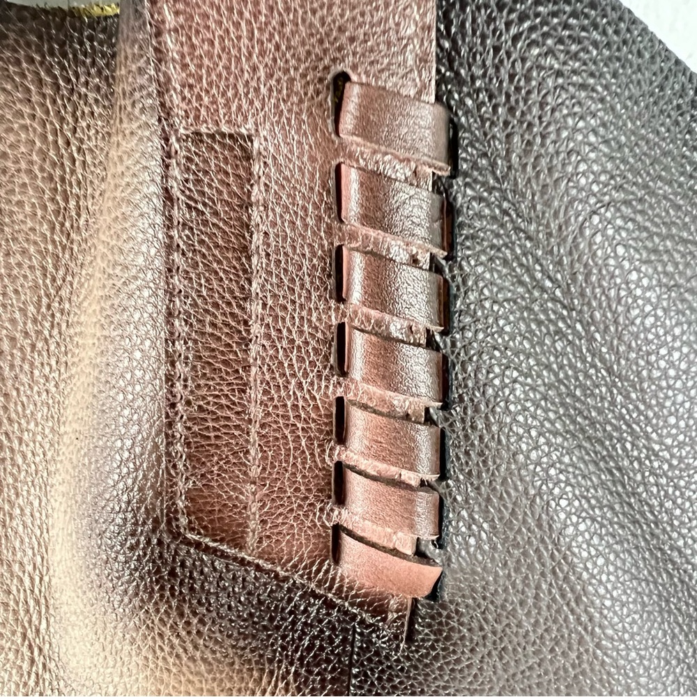 Colorblocked Patchwork Colorful Leather Handbag - Picture 11 of 14